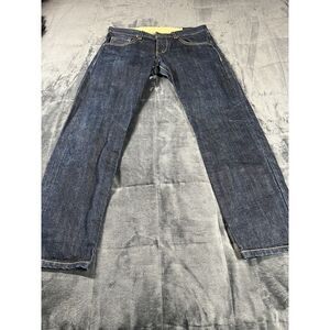 rag & bone‎ Mens Salvaged Button Fly Jeans Blue Size 30 Slam Fit